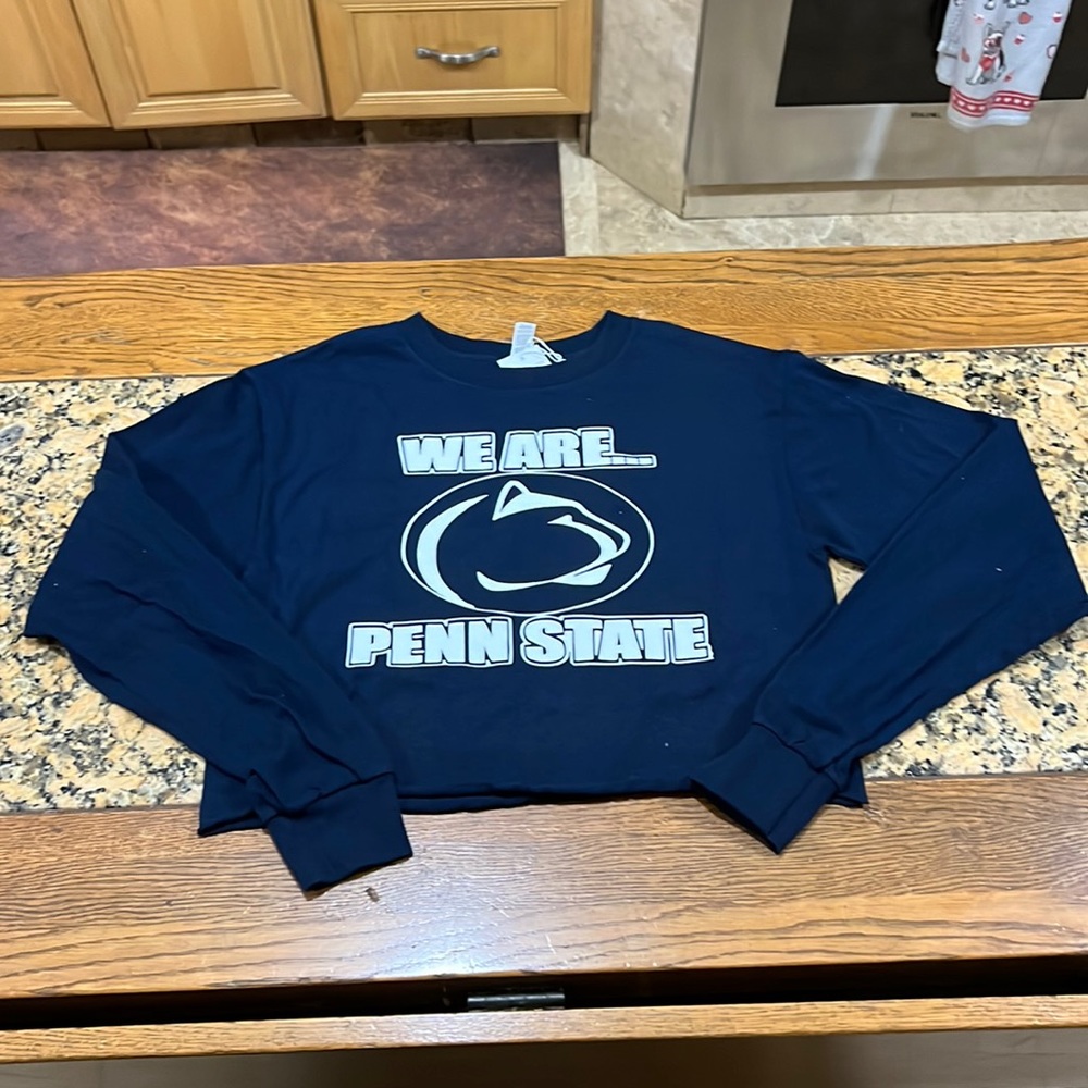 Penn State  Cropped Long Sleeve
